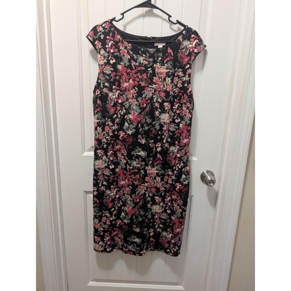 Cato Sheath Dress Womens XL Floral Colorful Spring Business Sleeveless